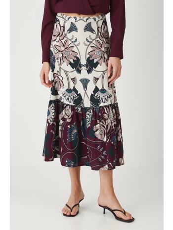 φούστα medicine χρώμα πολύχρωμο 85% βισκόζη, 15% λινό