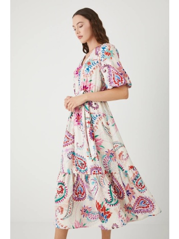 φόρεμα medicine χρώμα πολύχρωμο 86% βισκόζη, 14%