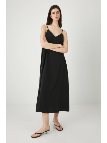 φόρεμα medicine χρώμα μαύρο 80% modal, 20% πολυεστέρας