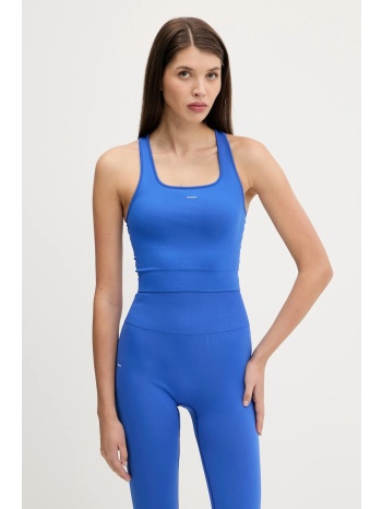 top pangaia plant-stretch ribbed tank top χρώμα μπλε