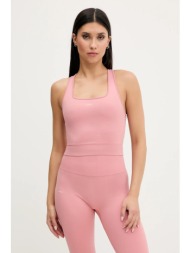 top pangaia plant-stretch ribbed tank top χρώμα: ροζ, 10002425 95% πολυαμίδιο βιολογικής προέλευσης,