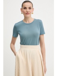 μπλουζάκι mm mulino χρώμα: τιρκουάζ, 2526976017600 95% βαμβάκι, 5% ελαστάν