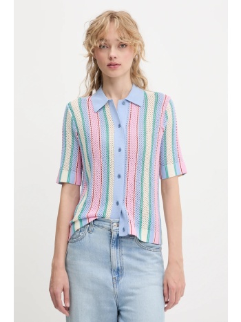 πουκάμισο stine goya χρώμα μπλε, sg-pf25-k038-2100 65%