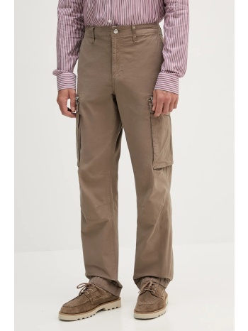 παντελόνι michael kors χρώμα καφέ, cs5304lhby 97% βαμβάκι