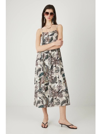 φόρεμα medicine χρώμα πολύχρωμο 100% βισκόζη πλύση σε