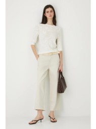 τζιν παντελόνι medicine χρώμα: μπεζ κύριο υλικό: 98% βαμβάκι, 2% ελαστάν
φόδρα: 100% βαμβάκι

 πλύση