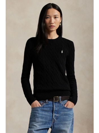 πουλόβερ polo ralph lauren χρώμα μαύρο, 211971865 80%
