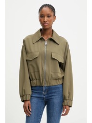 μπουφάν answear.lab χρώμα: πράσινο 100% πολυεστέρας