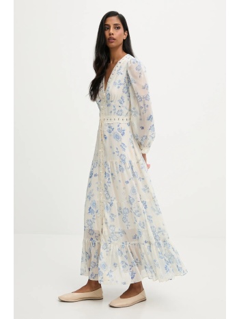 φόρεμα answear.lab χρώμα άσπρο 100% πολυεστέρας