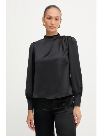 μπλουζάκι fracomina χρώμα μαύρο, fr25wt1020w41101 100%