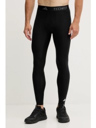 κολάν προπόνησης adidas performance techfit ανδρικό, χρώμα: μαύρο, in5590 83% πολυεστέρας, 17% ελαστ