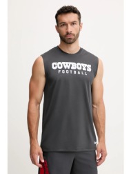 top nike dallas cowboys χρώμα: γκρι, 01b3-06f-7rd-0lj 100% πολυεστέρας