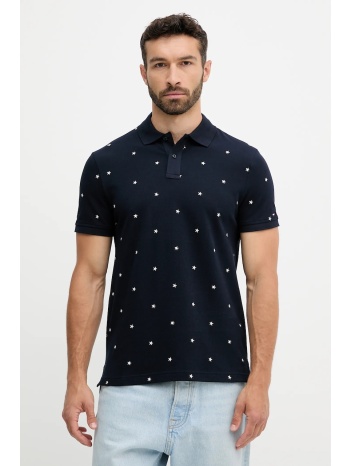 πόλο tommy hilfiger χρώμα ναυτικό μπλε, mw0mw39835 κύριο