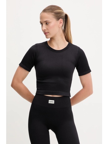 μπλουζάκι προπόνησης hummel χρώμα μαύρο, 230306 93%