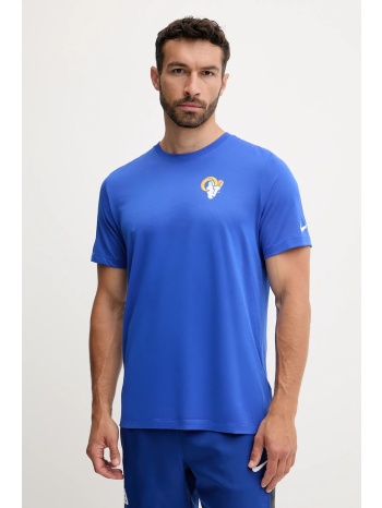 μπλουζάκι nike los angeles rams χρώμα μοβ, 02ti-4np-95-fej