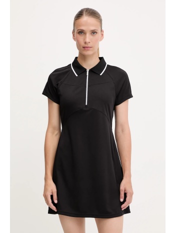 φόρεμα dkny χρώμα μαύρο, dp5d4903 70% πολυεστέρας, 30%
