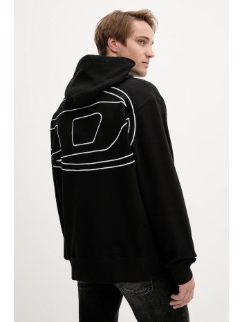 βαμβακερή μπλούζα diesel s-macs-hood-megoval-d χρώμα