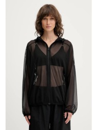 μπλούζα adidas all szn χρώμα: μαύρο, με κουκούλα, jm3734 79% πολυεστέρας, 21% ελαστάν