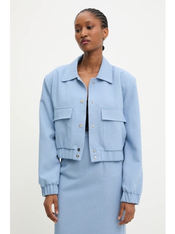 μπουφάν answear.lab χρώμα μπλε 77% πολυεστέρας, 19%