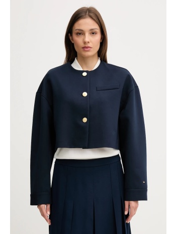σακάκι tommy hilfiger χρώμα ναυτικό μπλε, ww0ww46519 κύριο