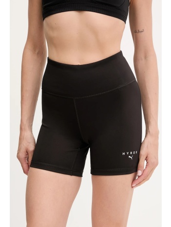 σορτς προπόνησης puma puma x hyrox χρώμα μαύρο, 527636