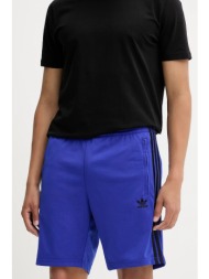 σορτς adidas originals firebird χρώμα: μπλε, jy1342 100% πολυεστέρας
