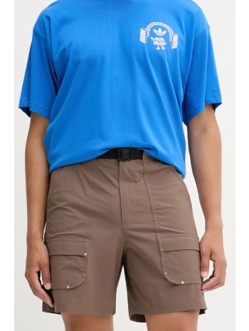 σορτς adidas originals essentials χρώμα καφέ, jw1081 90%