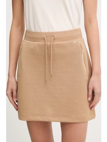 φούστα guess peony χρώμα πράσινο, v5yd03 kbsl2 75%