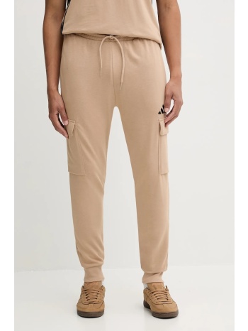 παντελόνι φόρμας adidas feelcozy ανδρικό, χρώμα μπεζ