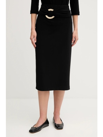 φούστα joseph ribkoff χρώμα μαύρο, 253134 92% πολυεστέρας