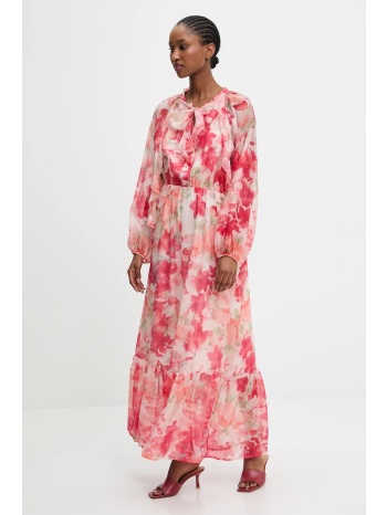 φόρεμα answear.lab χρώμα ροζ 87% lyocell, 13% πολυαμίδιο