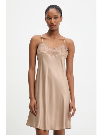 φόρεμα answear.lab χρώμα καφέ 50% ρεγιόν, 50% βισκόζη