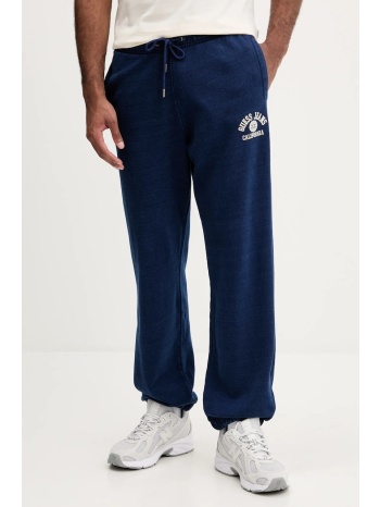 βαμβακερό παντελόνι guess jeans χρώμα μπλε, m5yb74 kcxq1