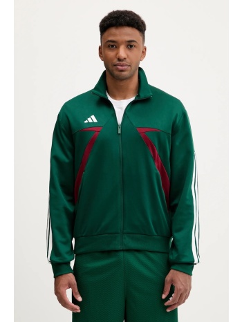 μπλούζα adidas tiro χρώμα πράσινο, jn2580 κύριο υλικό 70%
