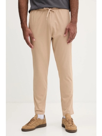 παντελόνι φόρμας adidas 3-stripes ανδρικό, χρώμα μπεζ