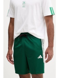 σορτς adidas tiro χρώμα: πράσινο, jn2572 100% πολυεστέρας