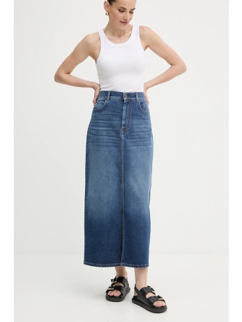τζιν φούστα weekend max mara zarelia χρώμα ναυτικό μπλε