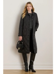 μπουφάν lauren ralph lauren χρώμα: μαύρο, 297980103 100% πολυεστέρας