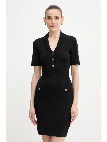 φόρεμα guess felicity χρώμα μαύρο, w5yk29 z0130 65%