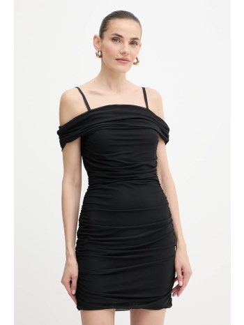 φόρεμα guess verdiana χρώμα μαύρο, w5yk21 kczc2 κύριο