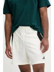 σορτς adidas stadium χρώμα: μπεζ, jx5624 100% πολυεστέρας