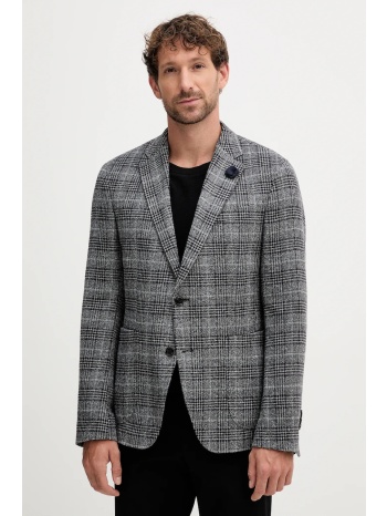 σακάκι joop! χρώμα γκρι, 30047592 51% πολυεστέρας, 49%