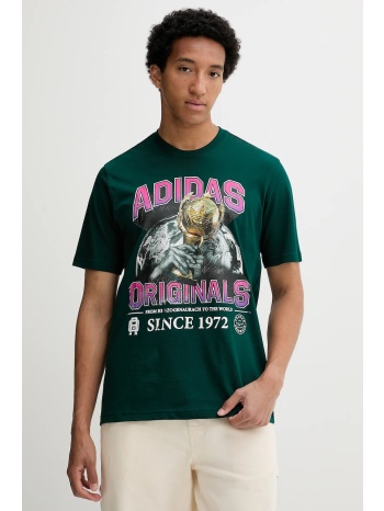 μπλουζάκι adidas originals graphic reg sst χρώμα πράσινο