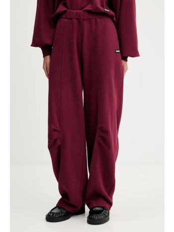 βαμβακερό παντελόνι rotate χρώμα μπορντό, 1143882734 100%