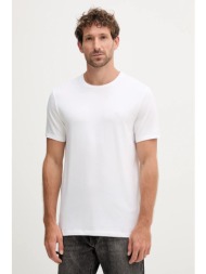 μπλουζάκι calvin klein χρώμα: άσπρο, lv04lc240g 95% βαμβάκι, 5% ελαστάν