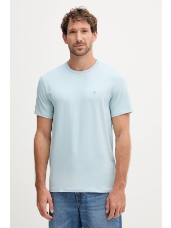 μπλουζάκι calvin klein χρώμα μπλε, lv04lc240g 95% βαμβάκι