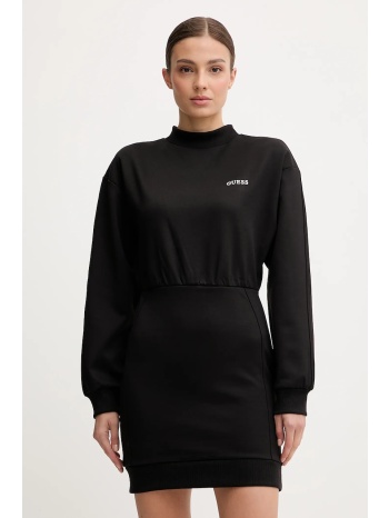 φόρεμα guess carmen χρώμα μαύρο, v5yk02 kcx22 86%
