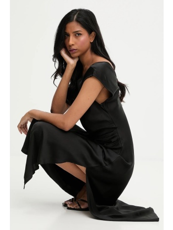 φόρεμα answear.lab χρώμα μαύρο 100% βισκόζη