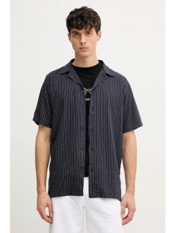 πουκάμισο με μείγμα από λινό lindbergh ανδρικό, χρώμα