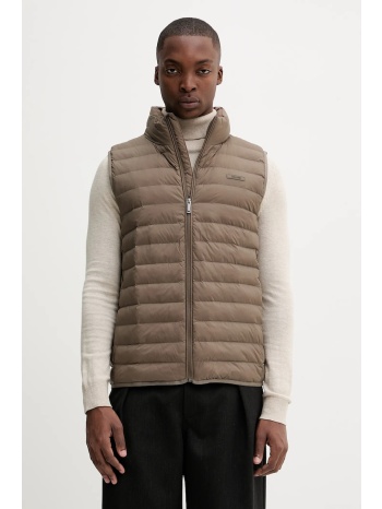 αμάνικο μπουφάν calvin klein χρώμα καφέ, lv04lc509g κύριο